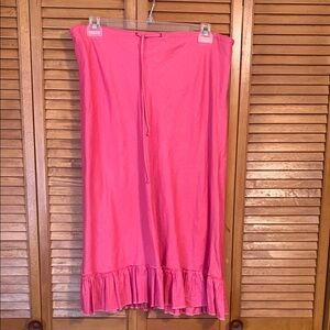 J. Crew Linen Maxi/midi Skirt